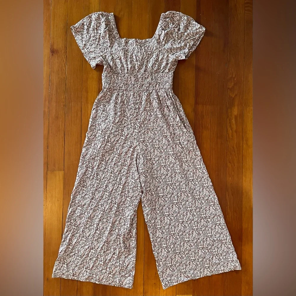 NWT Madewell  Sophia Wide-Leg Jumpsuit in Cottage Garden - Medium - Picture 6 of 8